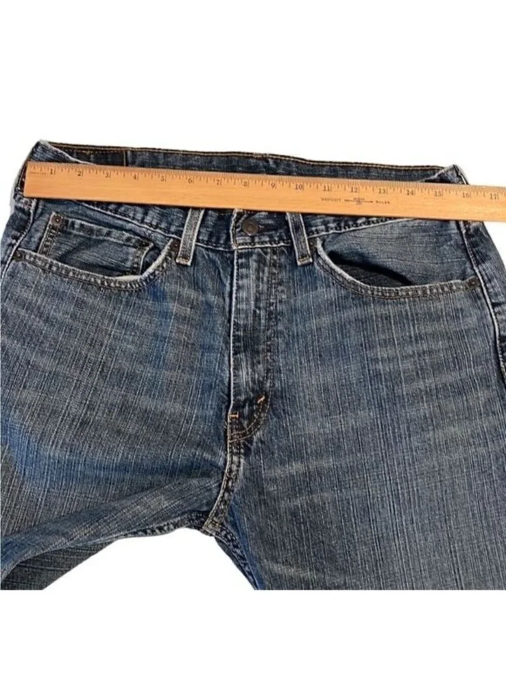 Levi’s‎ 505 Denim Light Wash Cotton 5 Pockets Men's Jeans Size 34/34